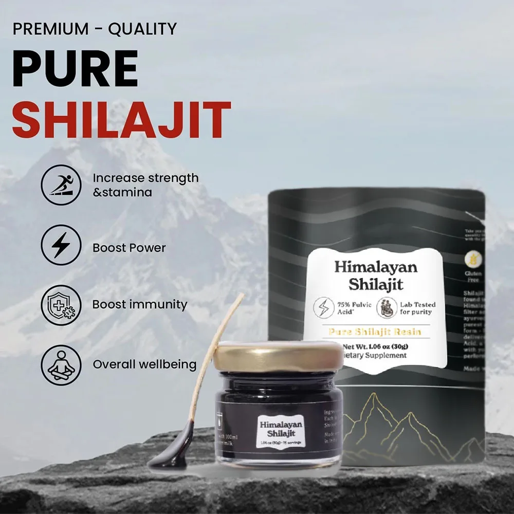 

Палочки гималайского шейхата с органическим медом, шафраном | Легко потребляется Shilajit | 30 палочек для повышения энергии и поддержки иммунитета