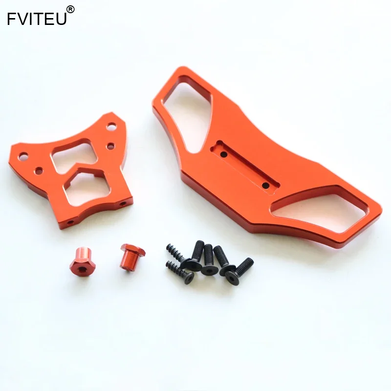 FVITEU CNC alloy front bumper set fits 1/5 HPI Baja 5b ss 5t 5sc Rovan King Motor