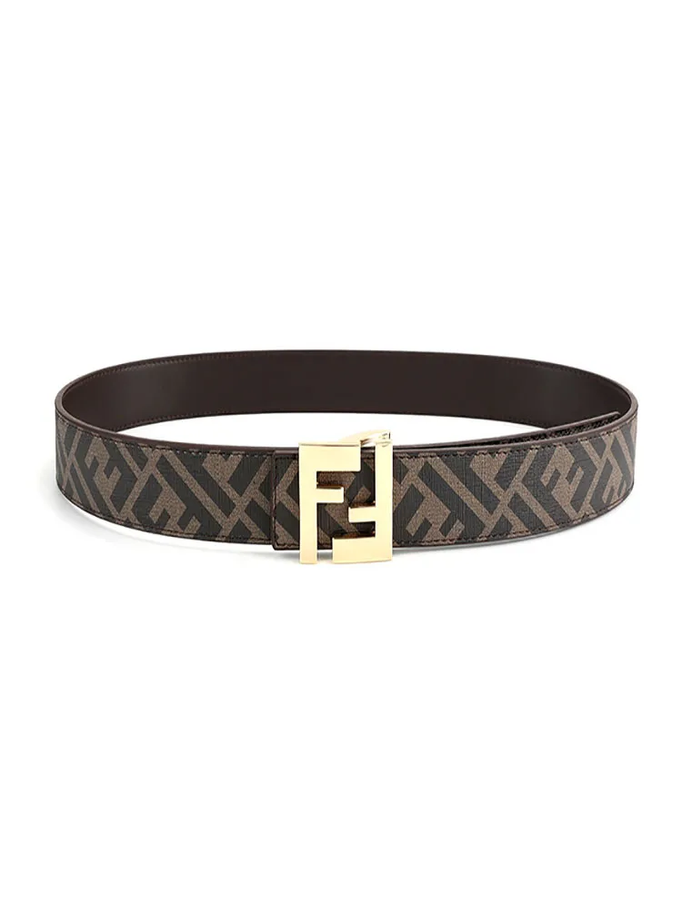 2025 High Quality 3.8cm Leather Business Men Belt Luxury Brand Designer famous Belts for men Jeans Strap Male Metal Buckle belt