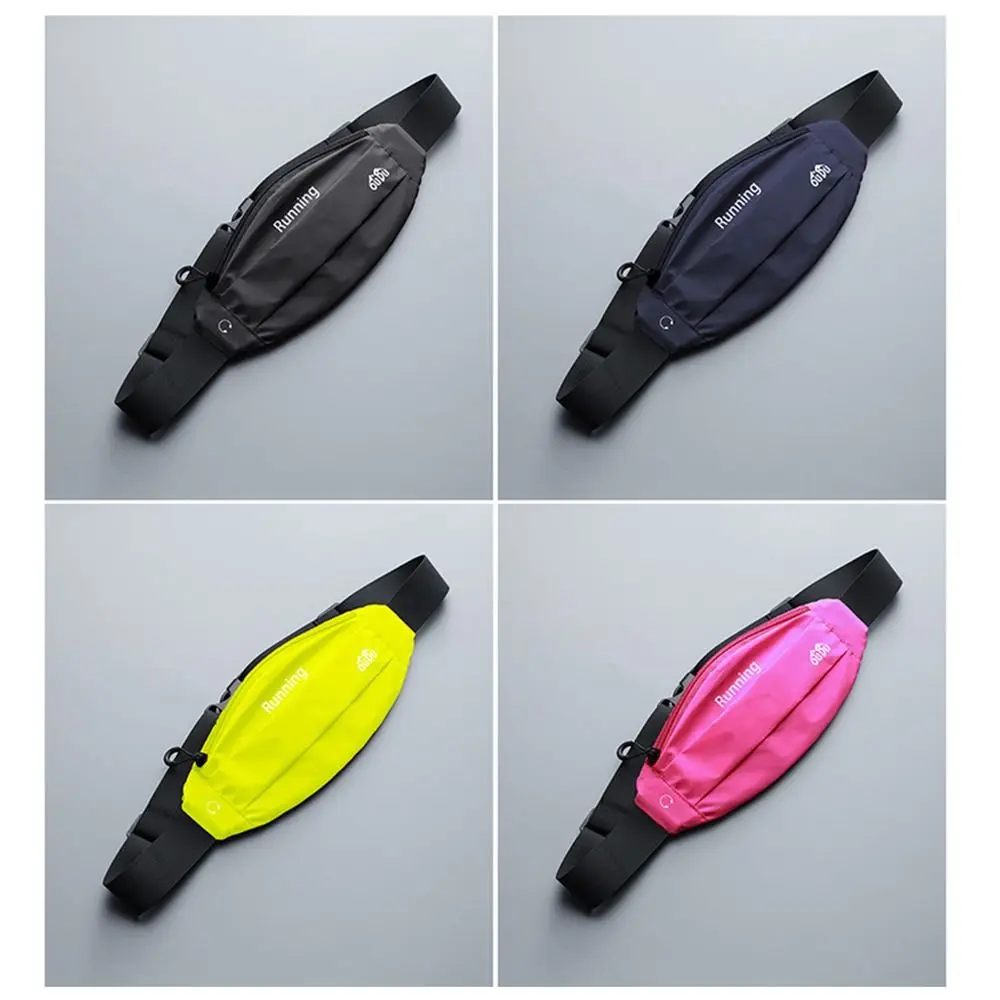 7 بوصة حقيبة جري عاكسة إغلاق المناسب مقاوم للماء الرياضة الخصر حقيبة تخزين سعة كبيرة حقيبة الهاتف المحمول الرياضة الليلية