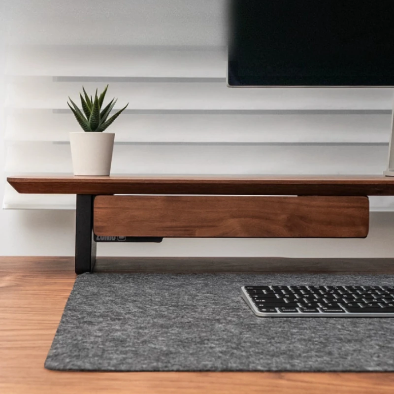 Wood M Series Monitor Riser Drawer Slide Rail Silent Monitors Stand Drawer Undertable Storage Drawers Monitor Holder Accessory