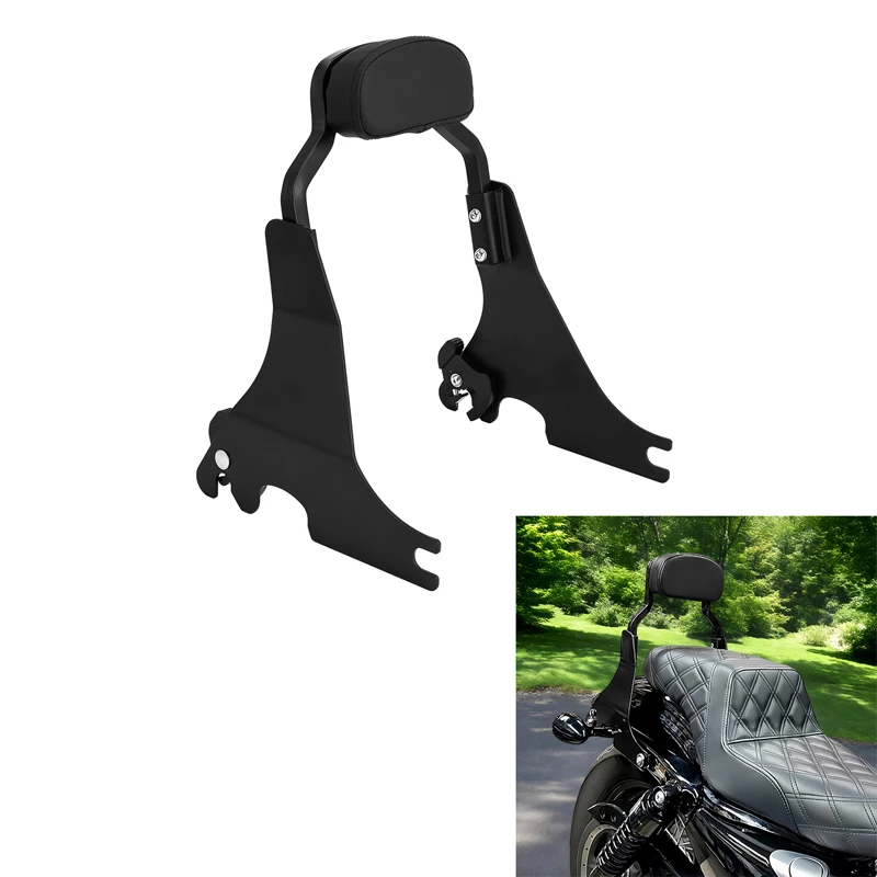 

Short Passenger Sissy Bar Backrest Fit For Harley Sportster XL Models 04-later
