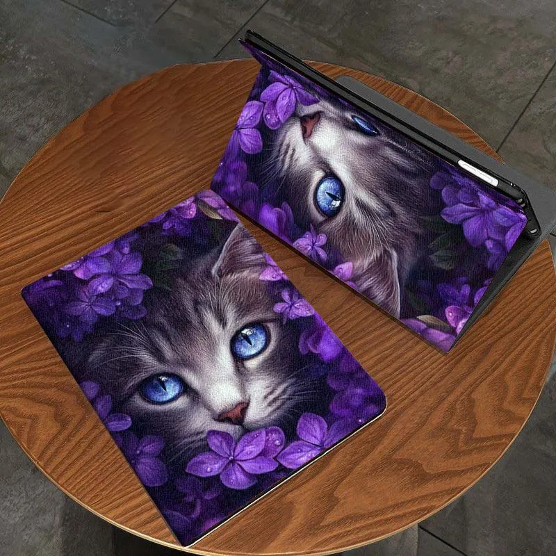 

Butterfly Cat Art Flower For Samsung Galaxy Tab A7 A A8 A9 A11 S6 S11 10.1 10.4 10.5 Inch Lite PLus Tablet Case