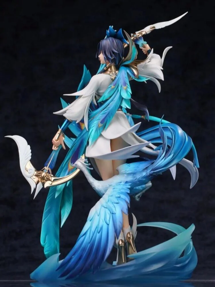 Original Genuine Myethos Honor Of Kings Yu Ji Cloud Neon Bird Feather 1/7 Limited Collectible Toys Anime Figure PVC Model Gifts