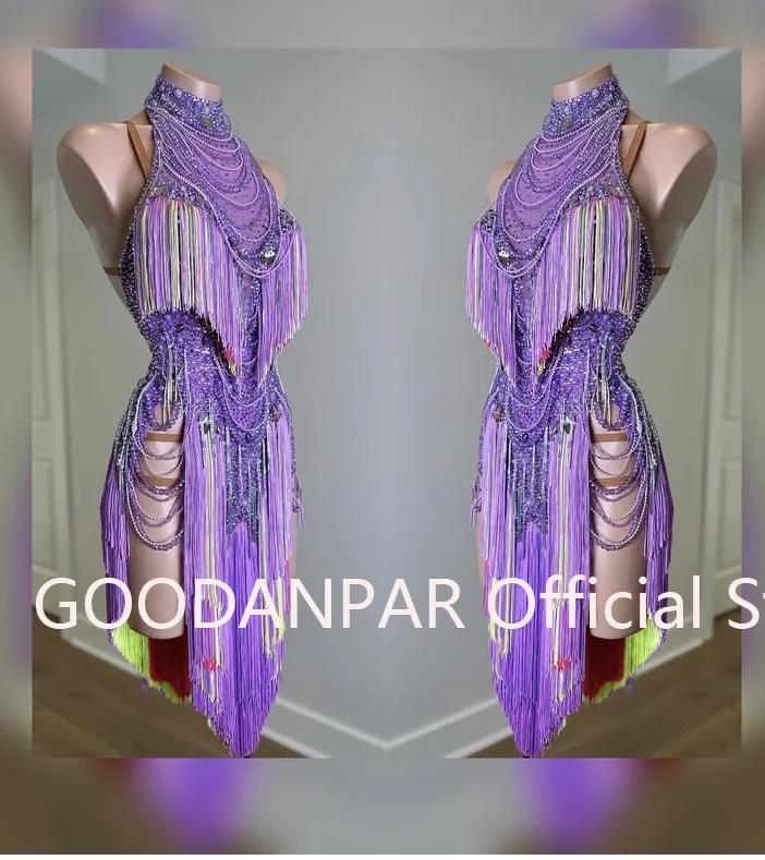 

Latin dress lady latin dance dress women competitionlatin dress girls dress latin costume rhinestones