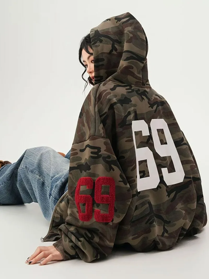 

Хип-хоп, панк, уличная мода, камуфляжная цифровая мужская толстовка с капюшоном, новый американский персонализированный топ, пуловер, повседневная спортивная одежда в стиле ретро