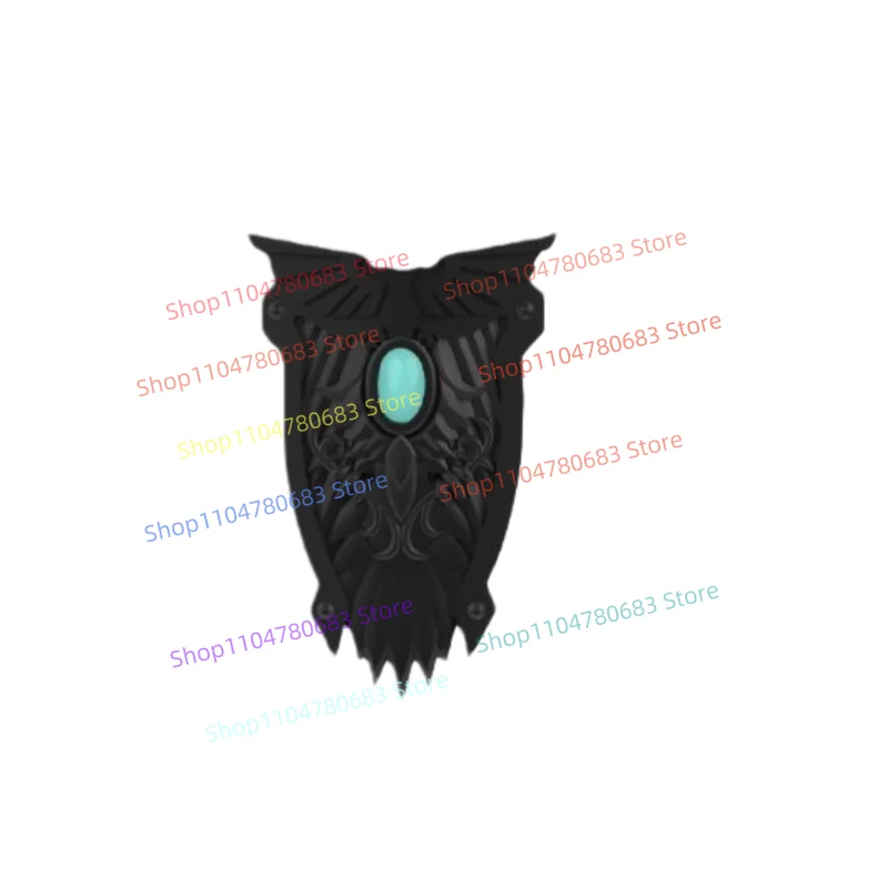 MOC اللبنات الجديدة الأسود الرمح المحارب شخصية صغيرة التجمع نموذج لعبة الزخرفية تمثال أنيمي لعبة هدية تحصيل