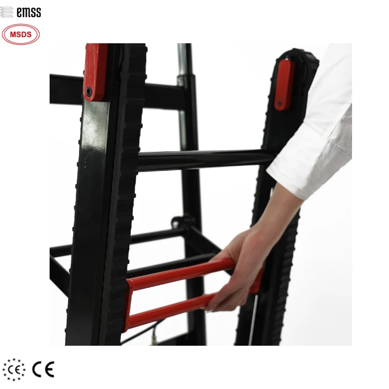 EMSS 60kg 적재 트롤리 계단 갈리 카트 트롤리 전동 계단 등반기 핸드 트롤리