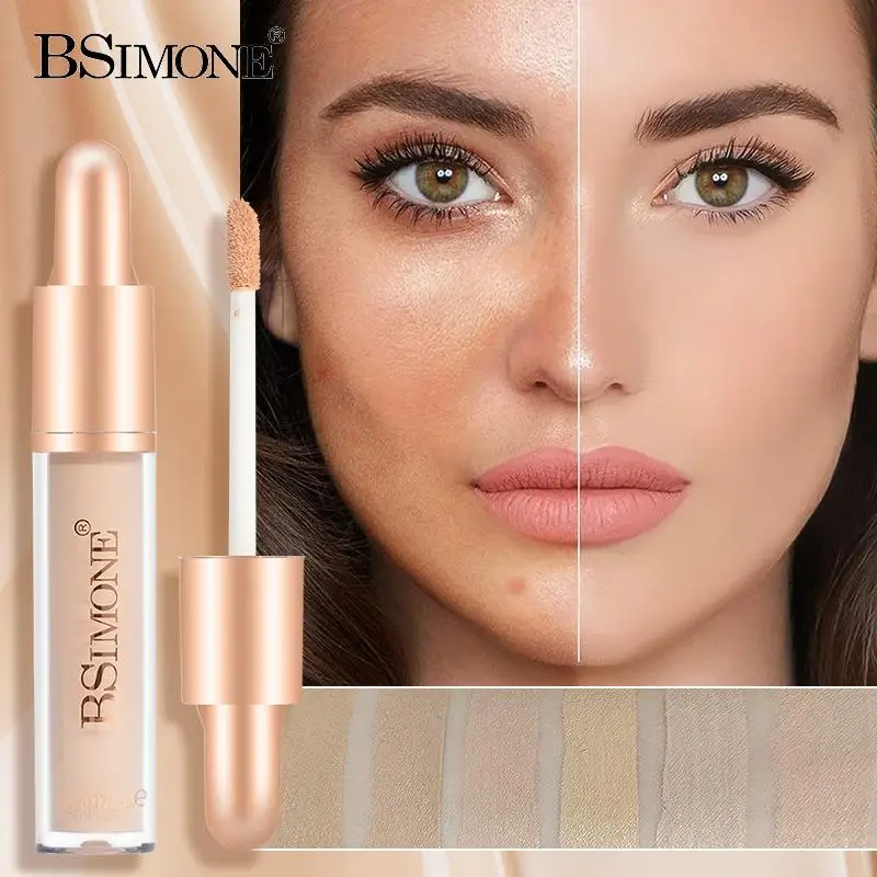 6 Colors Liquid Concealer High Coverage Waterproof Long Lasting Non Drying Cover Acne Dark Circles Foundation Makeup Corrector