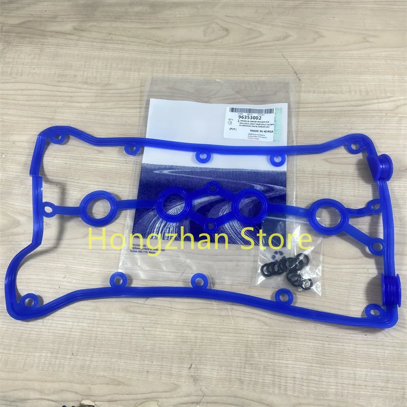 Aluminum Engine Valve Cover Gasket Camshaft Cover Gasket 96353002 Blue For Chevolet Aveo Excelle1.6L Daewoo Lanos KALOS