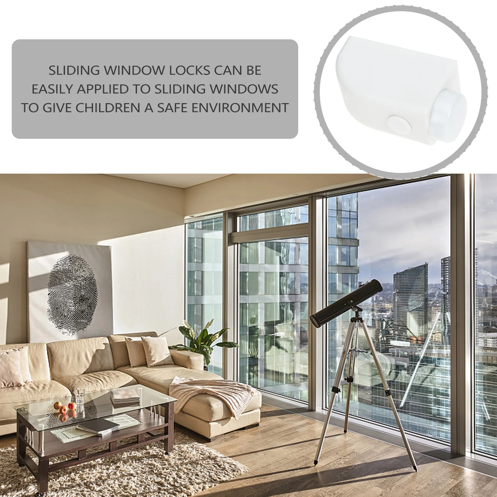 

4Pcs Plastic Sliding Sash Stopper Sliding Door Security Lock Sliding Window Security Bar Lock Stopper Glass Clamp