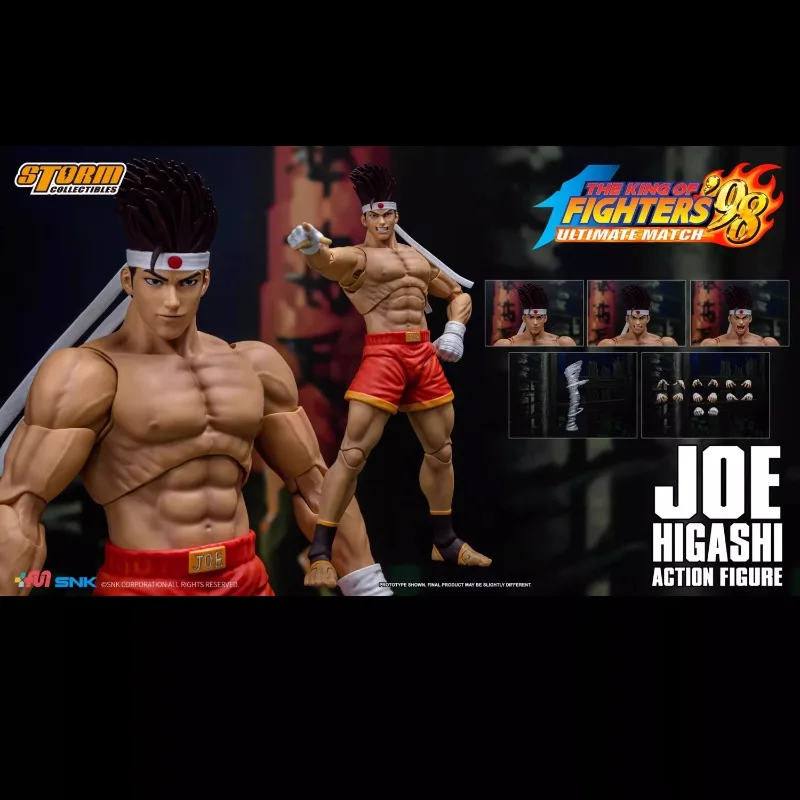 

In Stock Storm Toys Joe Higashi The King of Fighters '98 1/12 Anime Action Figure Toy Gift Model Collection