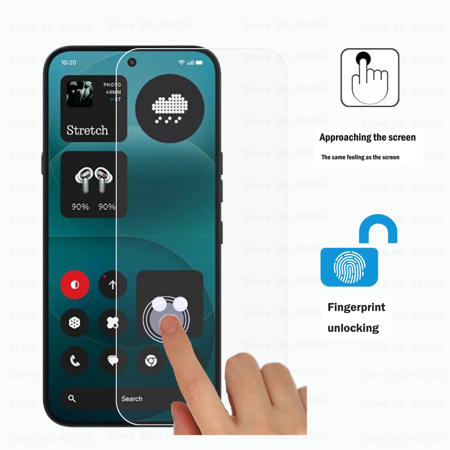 

For Nothing Phone 4a Screen Protector Coverage High Quality Transparent Tempered Glass Film 2.5D 9H
