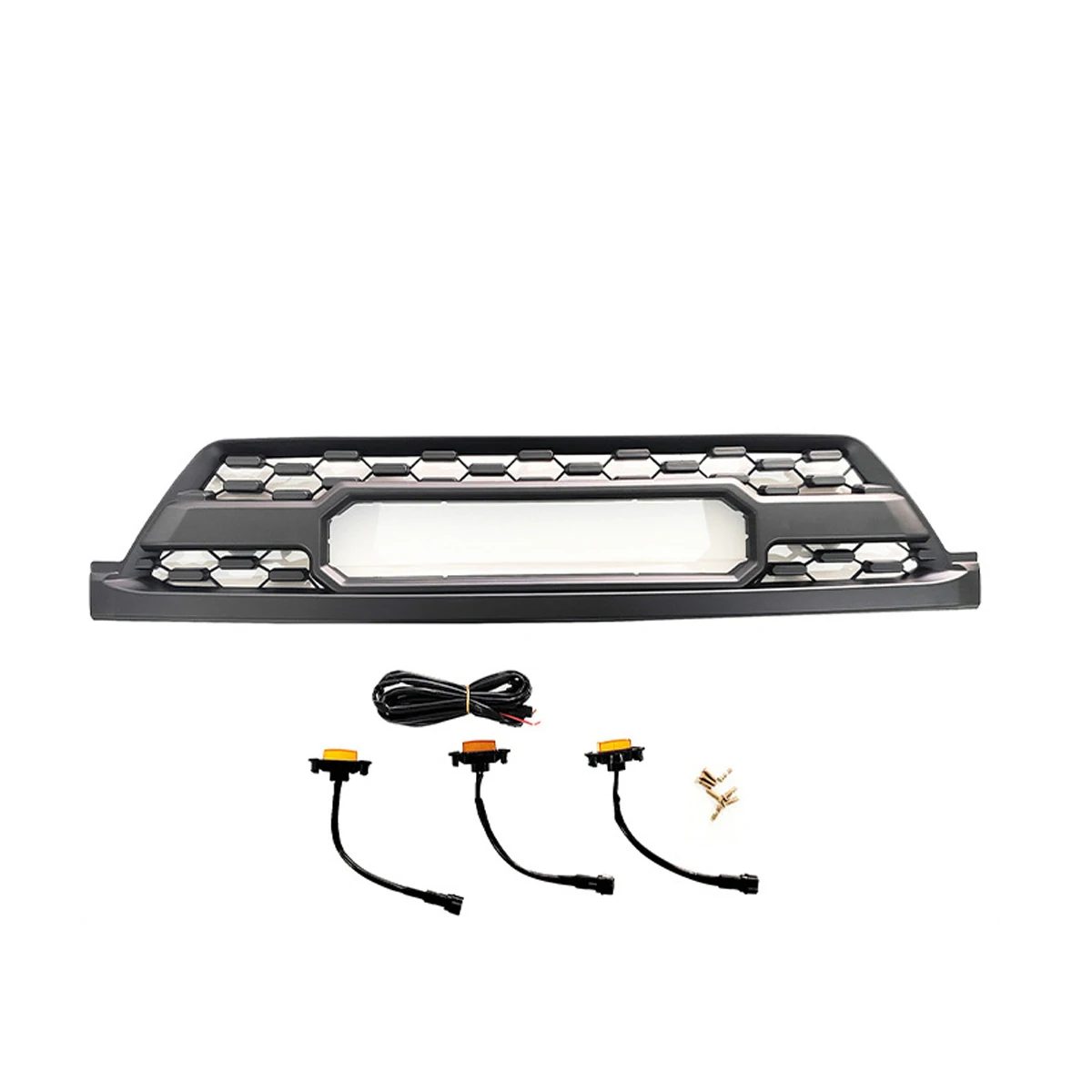 Calandre avant adaptée aux lumières LED, pare-chocs en tissu supérieur pour Toyota 4RUNNER 2002, 2003, 2004, 2005, calandre centrale, grille d'admission d'air