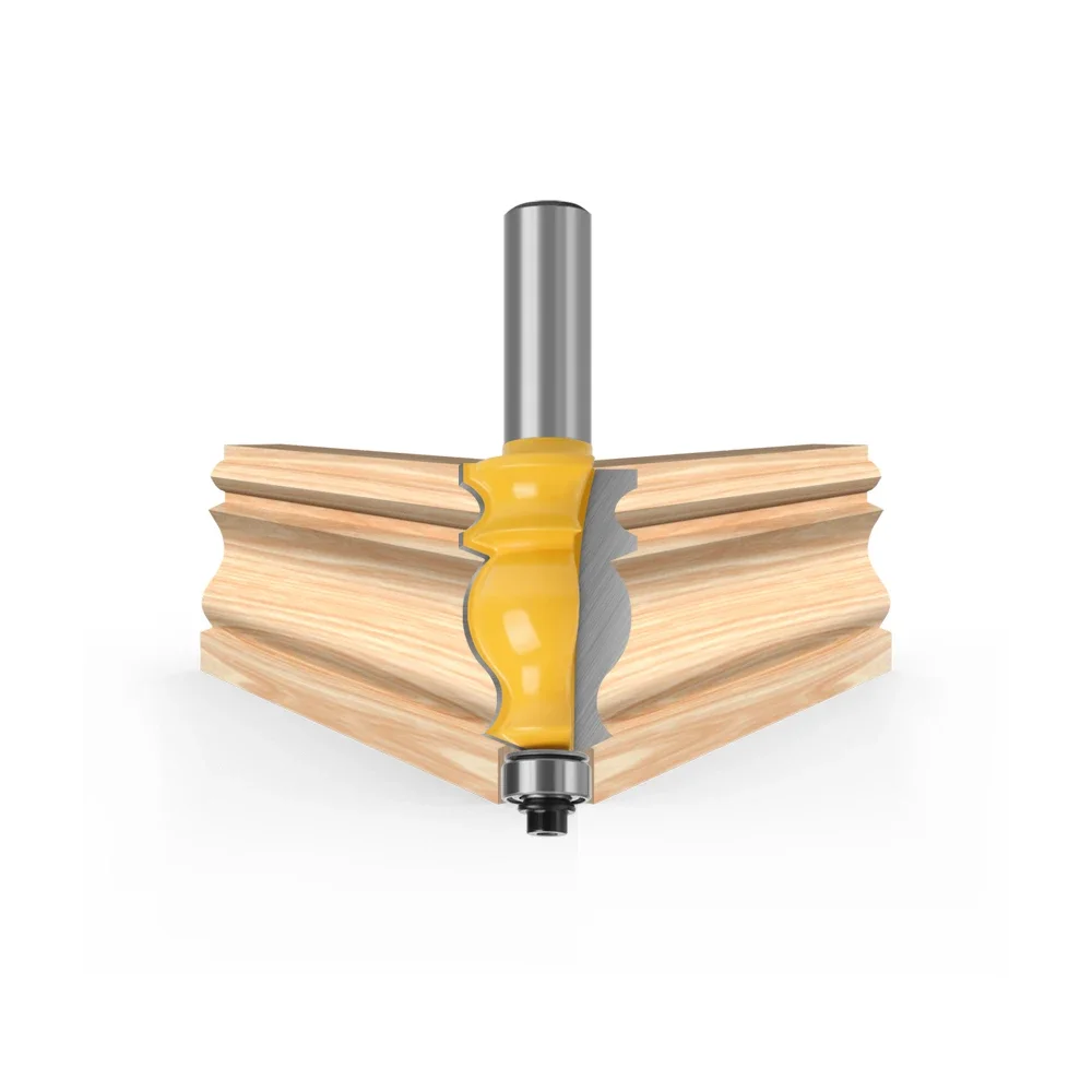AURWOF 1 Stück 1/2" 12mm Schaft Handlauffräser, Holzfräser, 41,3mm Profilierfräser für Trimming MC03030 – Detail 6