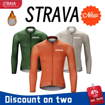 2024 strava inverno roupas de ciclismo de alta qualidade para homens moletom quente e mountain road bike sob medida fino ajuste moletom