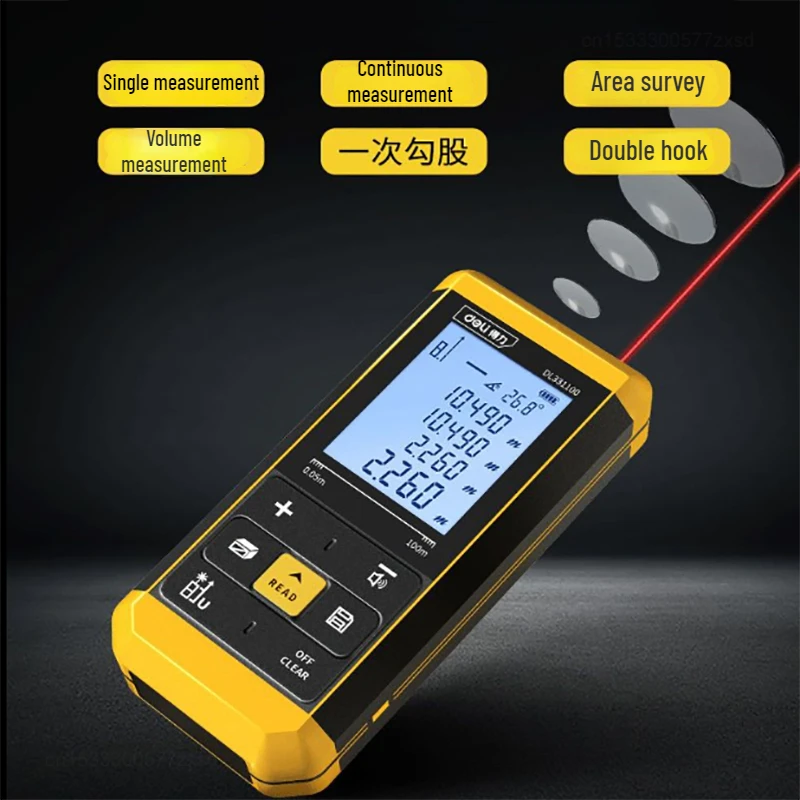 Youpin Deli 50M 70M Laser Rangefinder лазерная рулетка Laser Finder Digital Laser Distance Meter Laser Meter Laser Tape Measure