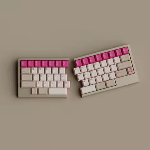Keykobo Lilies of the Valley Keycaps ABS Two-colour Cherry Profile Keycaps Custom Key Caps DIY MX Switch Mechanical Keyboard Cap