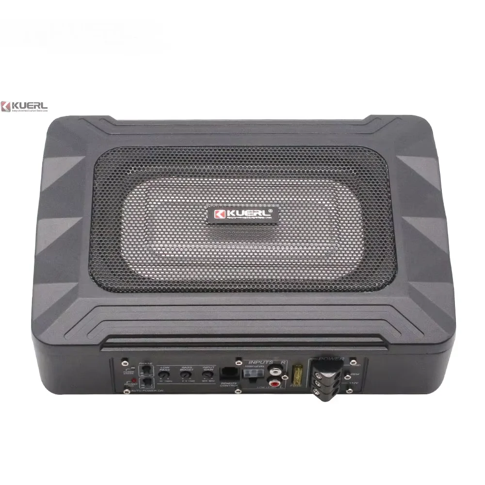 Portable 12v Mini High Power Car Subwoofer Active Car Audio Ultra-thin 5*8 Inch Subwoofer Under Seat
