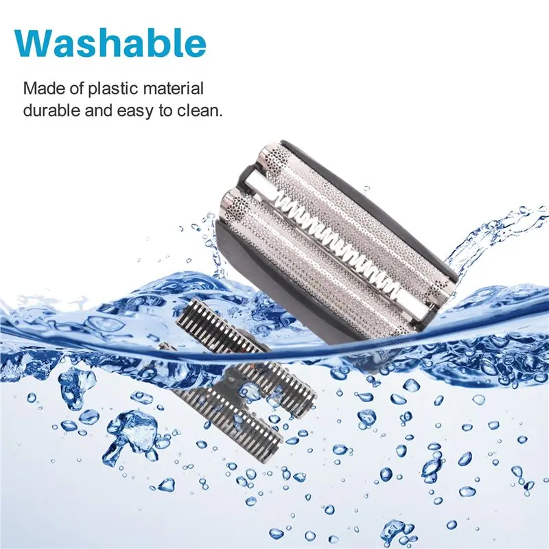 ABGP-51B Shaver Foil & Blade For Braun 8000 Series 5 Contourpro 360° Complete, Fit Waterflex WF1S WF2S 5760 5758 5751