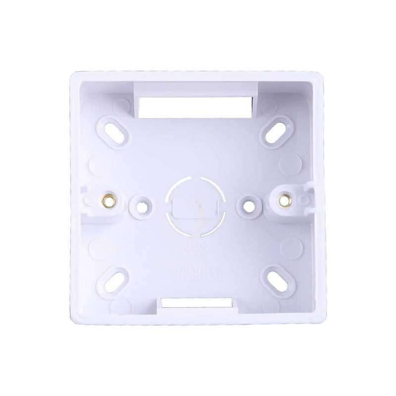 86X86 PVC Thickening Junction Box Wall Mount Cassette For Switch Socket Base Sw