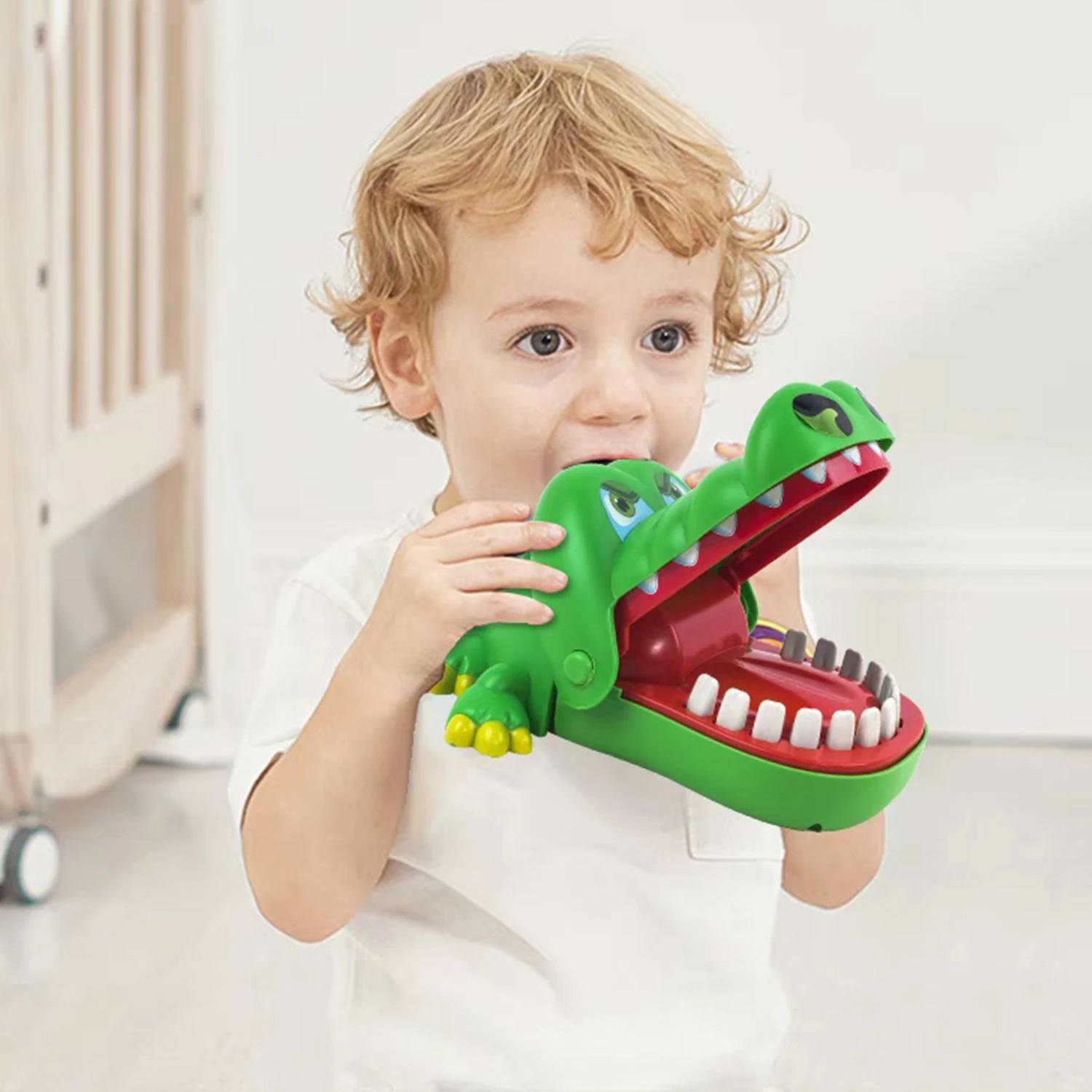 Jouet de Dentiste Mordant les Doigts de Crocodile, Jeu Amusant de ixpour Enfant