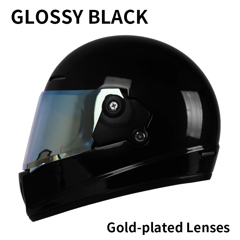 

Полный мотоциклетный шлем в стиле ретро унисекс, классический дизайн для мужчин и женщин