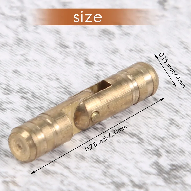 Dobradiças de barril escondidas de latão, caixas de madeira para joias, armário, dobradiça invisível para móveis, 4x20mm