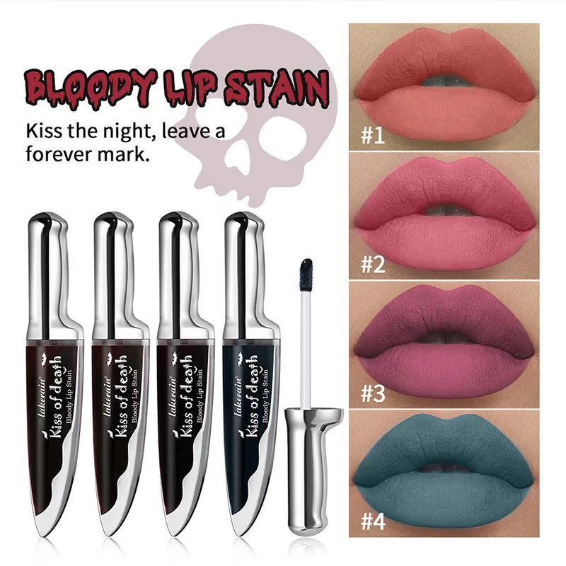 

Halloween Kiss Of Death Bloody Stain Lip Lip Tinting Long Lasting Waterproof Non Stick Color Long Lasting Matte Tinting Lip
