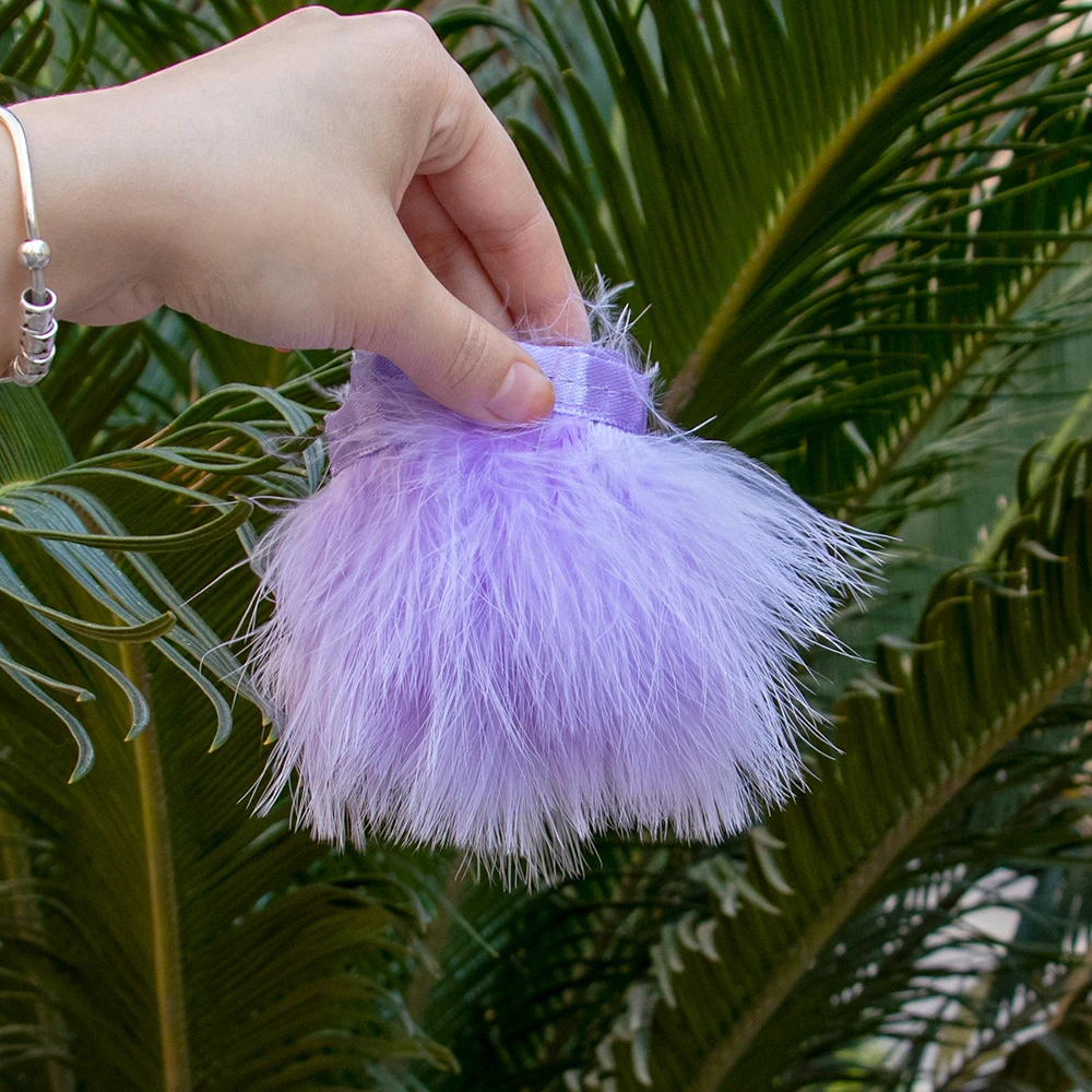 Fita de Franja de Plumas Natur - Fringe Ribbon Sewing avaliação e preço