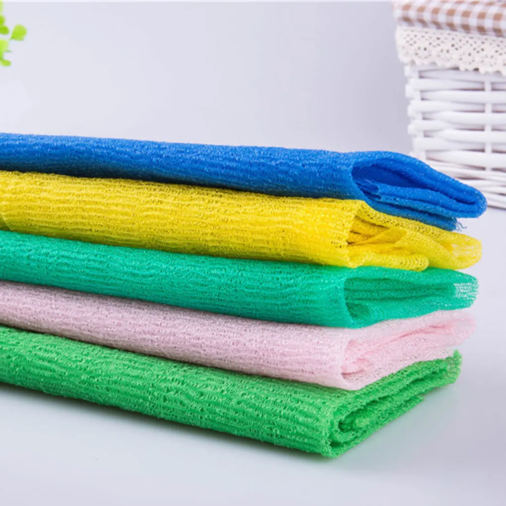 beauty skin exfoliating cloth washcloth japanese body wash towel nylon bath towel skin polishing multifunctional towels