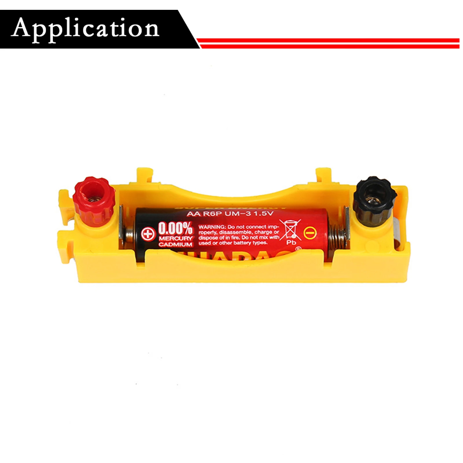 AA Battery Holder Series connessione parallela esperimento fisico sperimentale di apparecchiature per strumenti didattici #5 presa di alimentazione