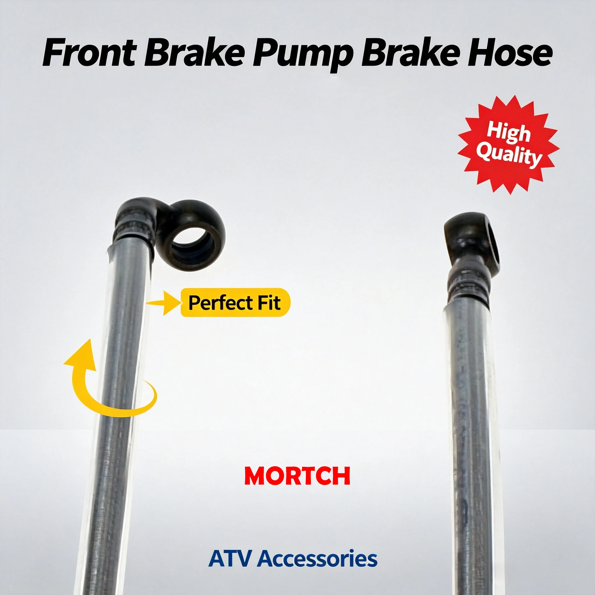 

9010-080160 Front Brake Pump Brake Hose Replacement For CF Moto CF500 CF500-2 CF500-5 CF600-B CF600-C CF625 X5 X6 500cc ATV