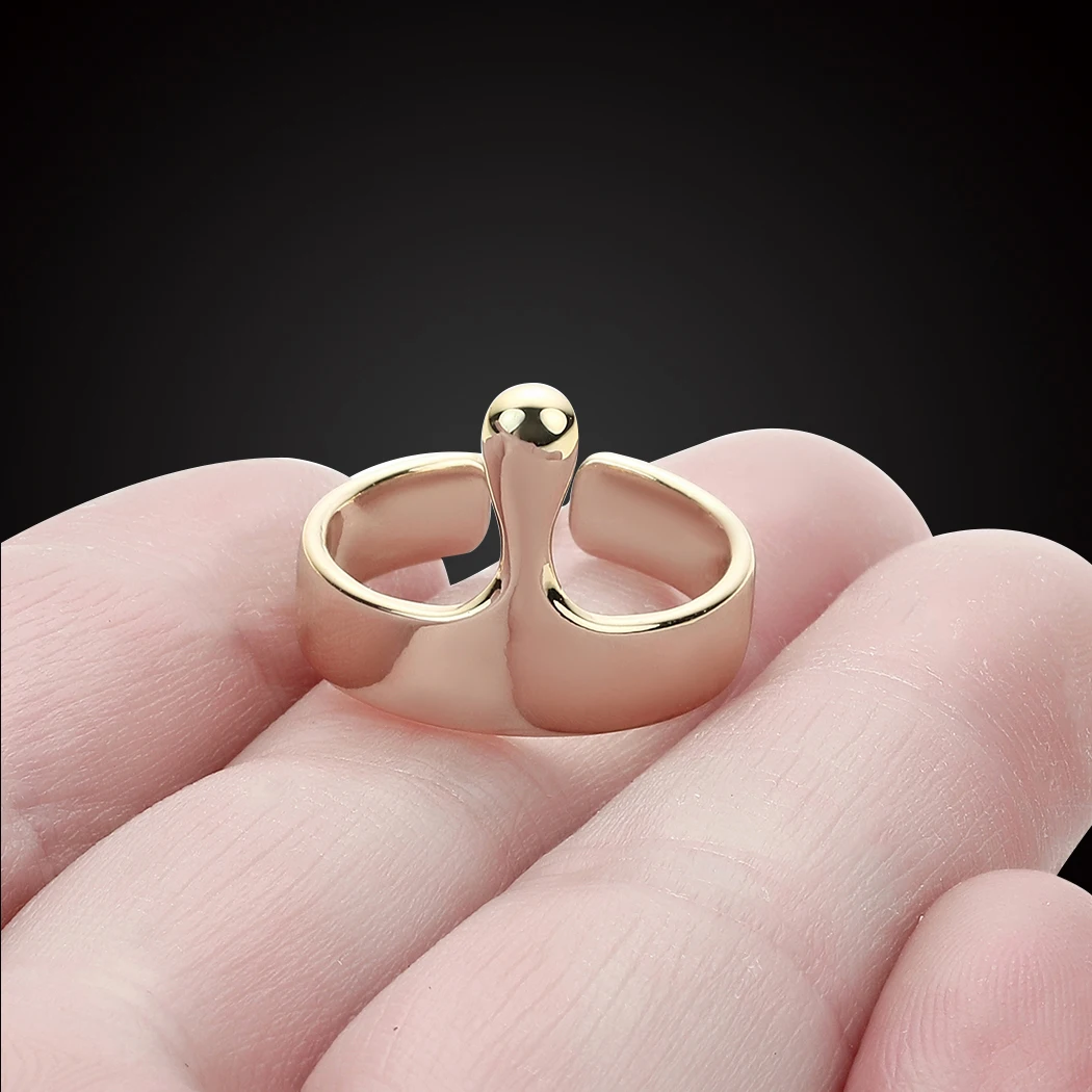 CHENGXUN Boho Dainty Dripping Ring For Women Girl Minimalist Irregular Ring Female Party Statement Jewelry Friendship Faith