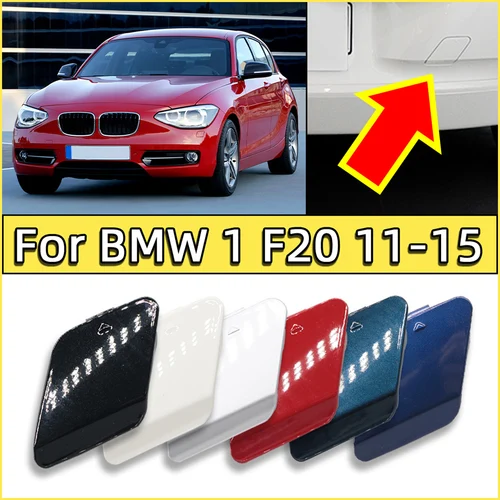 Tapa de la cubierta del gancho de remolque del parachoques trasero para BMW 1 Series 2011-2014 F20 F21 114d 114i 116d 116i 118d 118i 120d 125d 4 puertas 51127293548