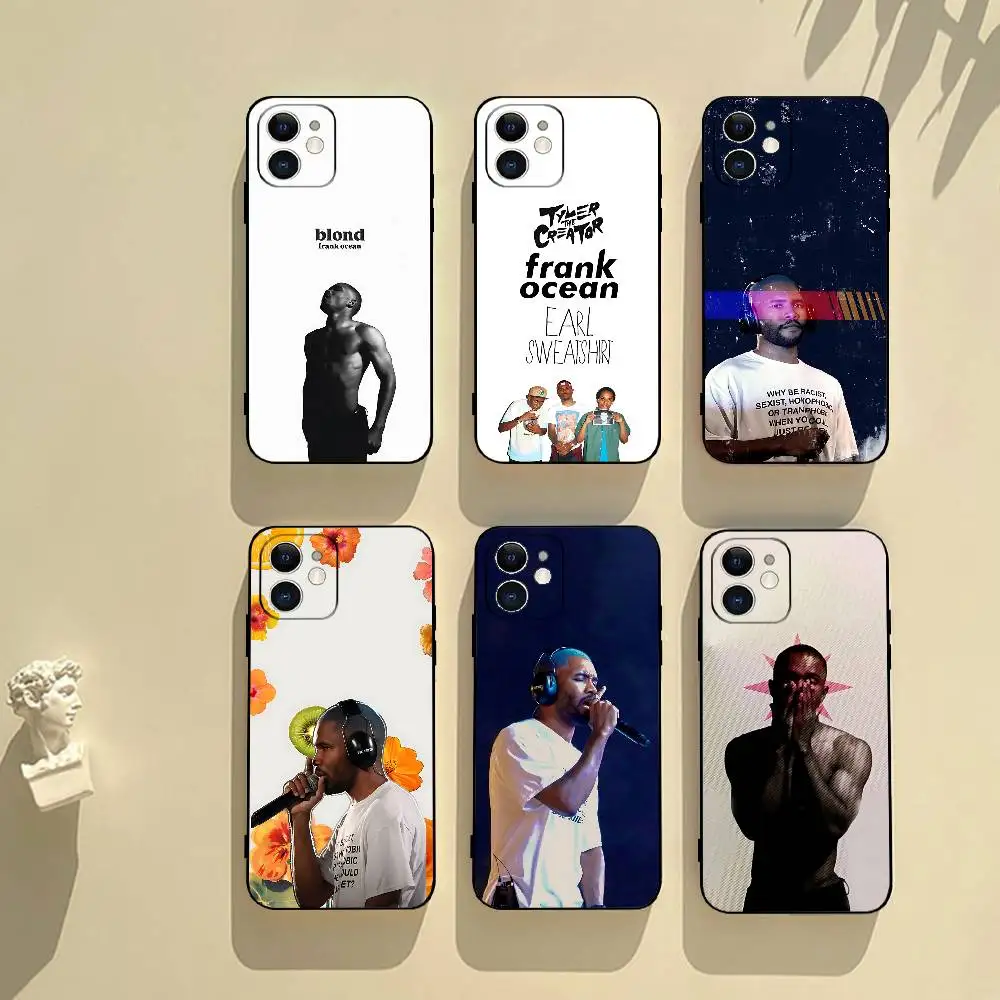 

E-FrankT R-Singer Ocean Phone Case Black Phone Case For IPhone 17/16/15/13/14 Pro Max/ 11Plus/X/Xr/Xs Max 13mini
