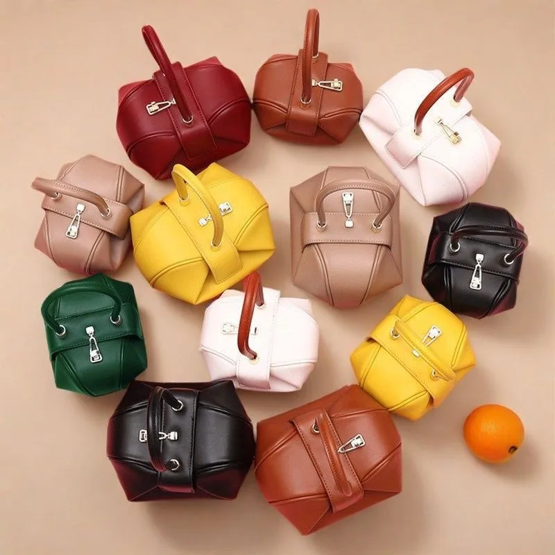 

Solid Color Women's Small Square Bag New Large Capacity High-end PU Handbag Texture Leather Single Shoulder Armpit Bag 2025