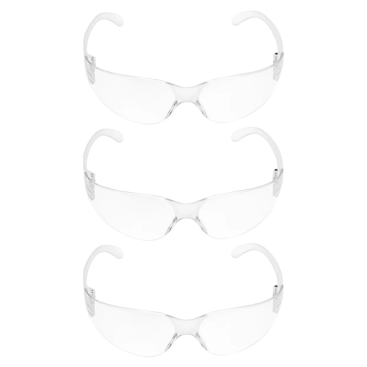 12pcs Clear Protective Eyewear Safety Glasses Impact Resistant Anti-Fog Dustproof Goggles For Industrial Welding Lab Protection - Image 5