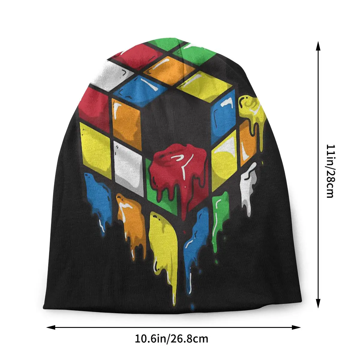 Melt Cube Intellectual Game Unisex Bonnet Thin Hiking Hats Double Layer Hat Breathable Caps