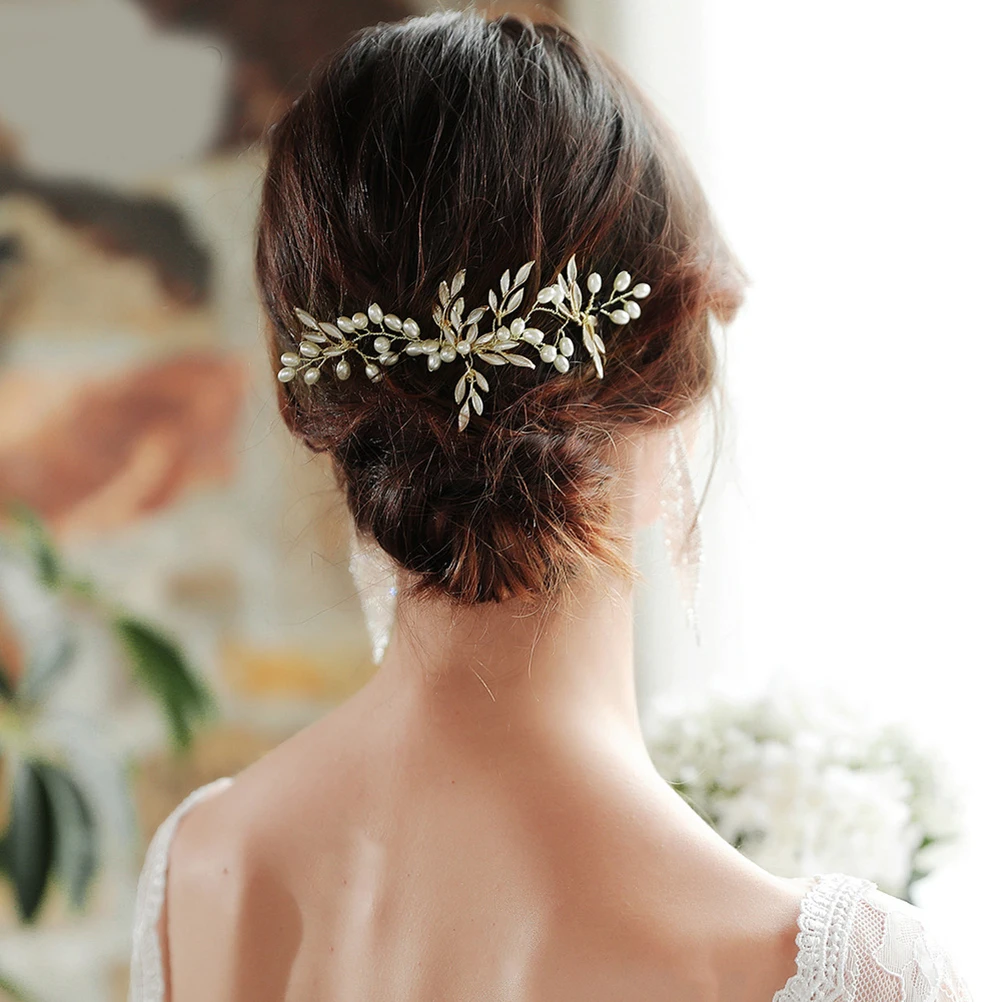 

Elegant Bridal Hair Comb Wedding Headpiece Alloy Rhinestone Bridesmaid Party Prom Anniversary Accessory Women Hairpin