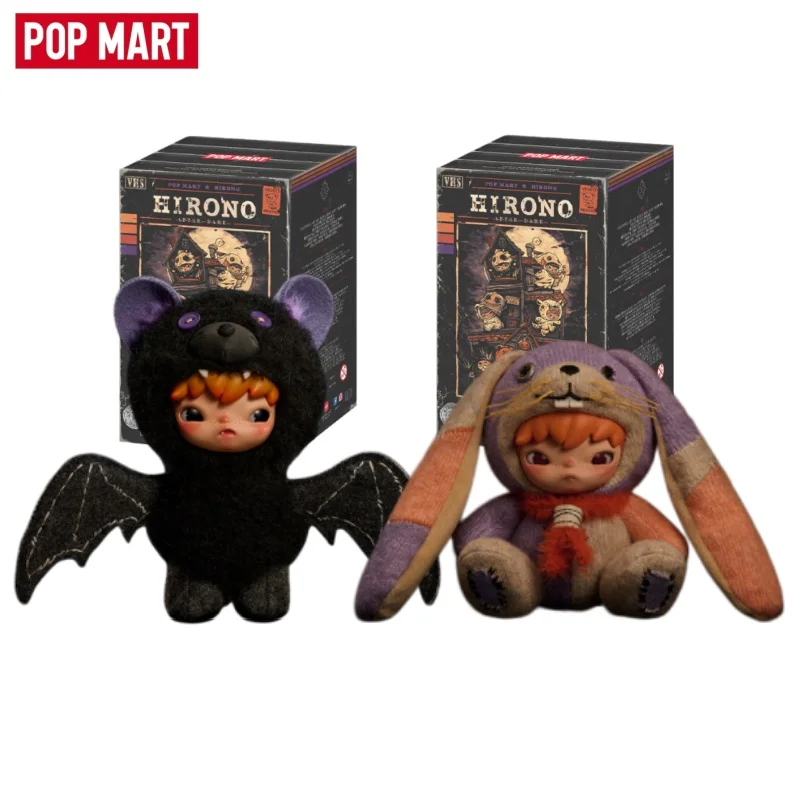 POP MART Genuine Hirono Series After Dark Blind Box Doll Figurine Toy Mystery Box Collectible Bag Ornament Surprise Holiday Gift