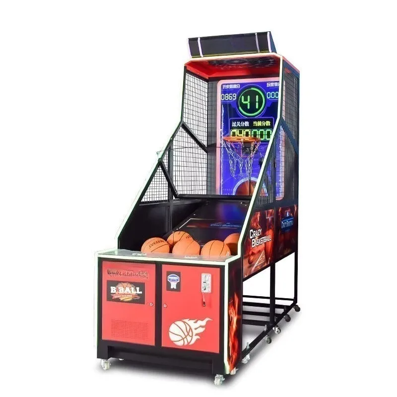 Commercial Basketball Arcade Game Machine Automatic Scoring Sports Game for Indoor Amusement Centers
