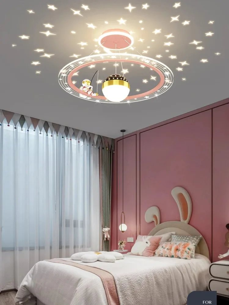 controle remoto led starry projection pendant lights lampadas de teto para home decor children room study bedroom kids 01