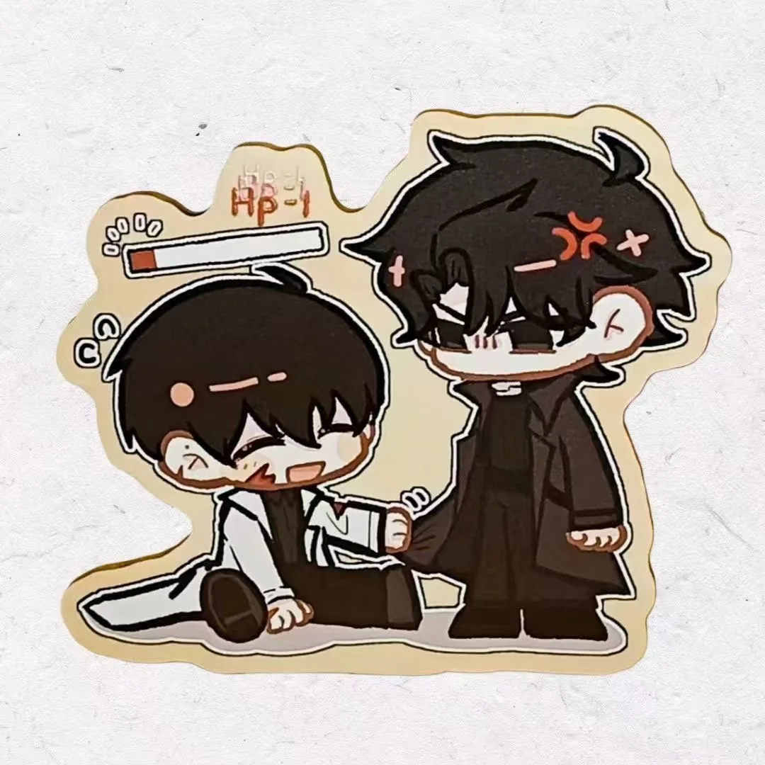 

New All knowing Reader's Perspective Surrounding Gold Only Son Liu Zhonghe High Beauty Finished Cosplay Non woven Pendant