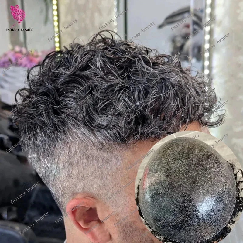 

Мужской парик 24 мм, серый, 1B20, 1B40, 100% натуральные человеческие волосы, 20 мм, прочный, на полной кожаной основе из полиуретана, коричневый, мужской капиллярный протез, система для мужчин