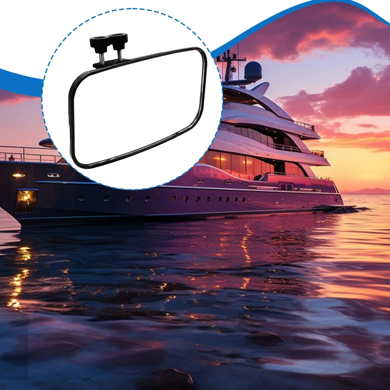 Морское зеркало заднего вида, зажим на лодке, аксессуары для лодок заменяет с