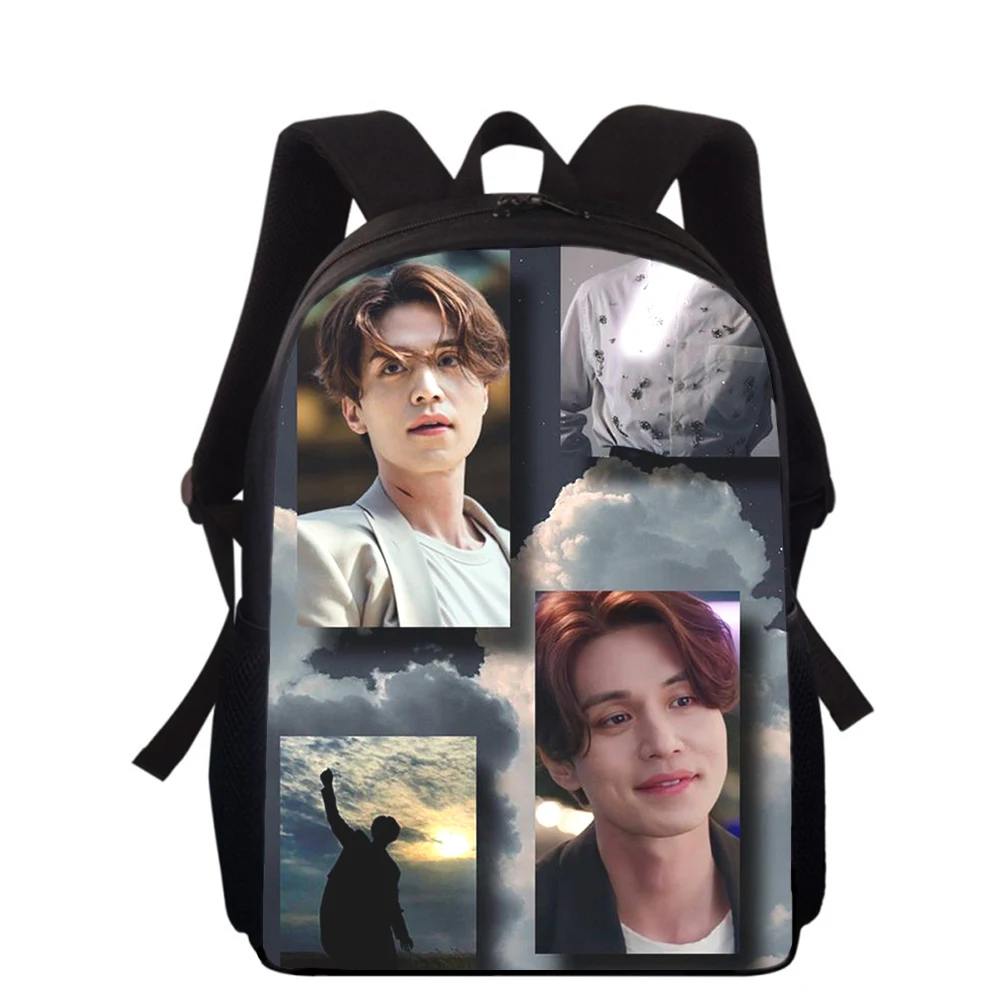 Lee Dong Wook-Sac à Dos d'École Primaire avec Impression 3D pour Enfant Garçon et Fille, 15 Pouces