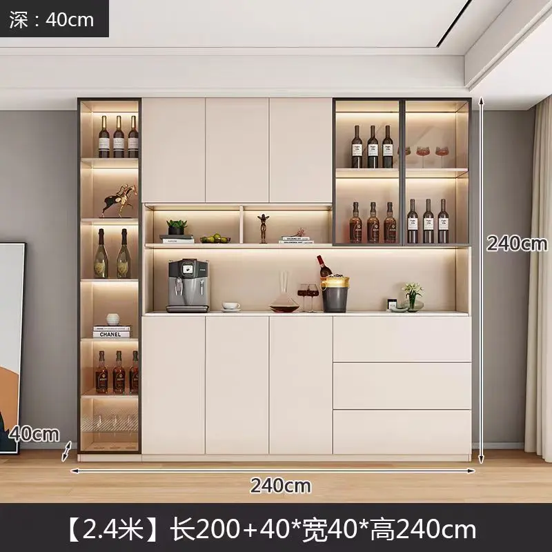 

240*40*240cm Living Room Furniture Wine Storage Cabinet Custom Made Size Colors Free Design Display Cabinets