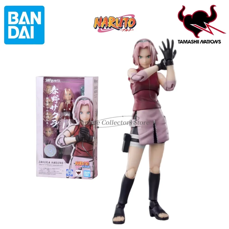 

Spot Bandai S.H.Figuarts Naruto Haruno Sakura Genuine Anime Character Model T S.H.F Toy Movable Doll Collection Doll Gift