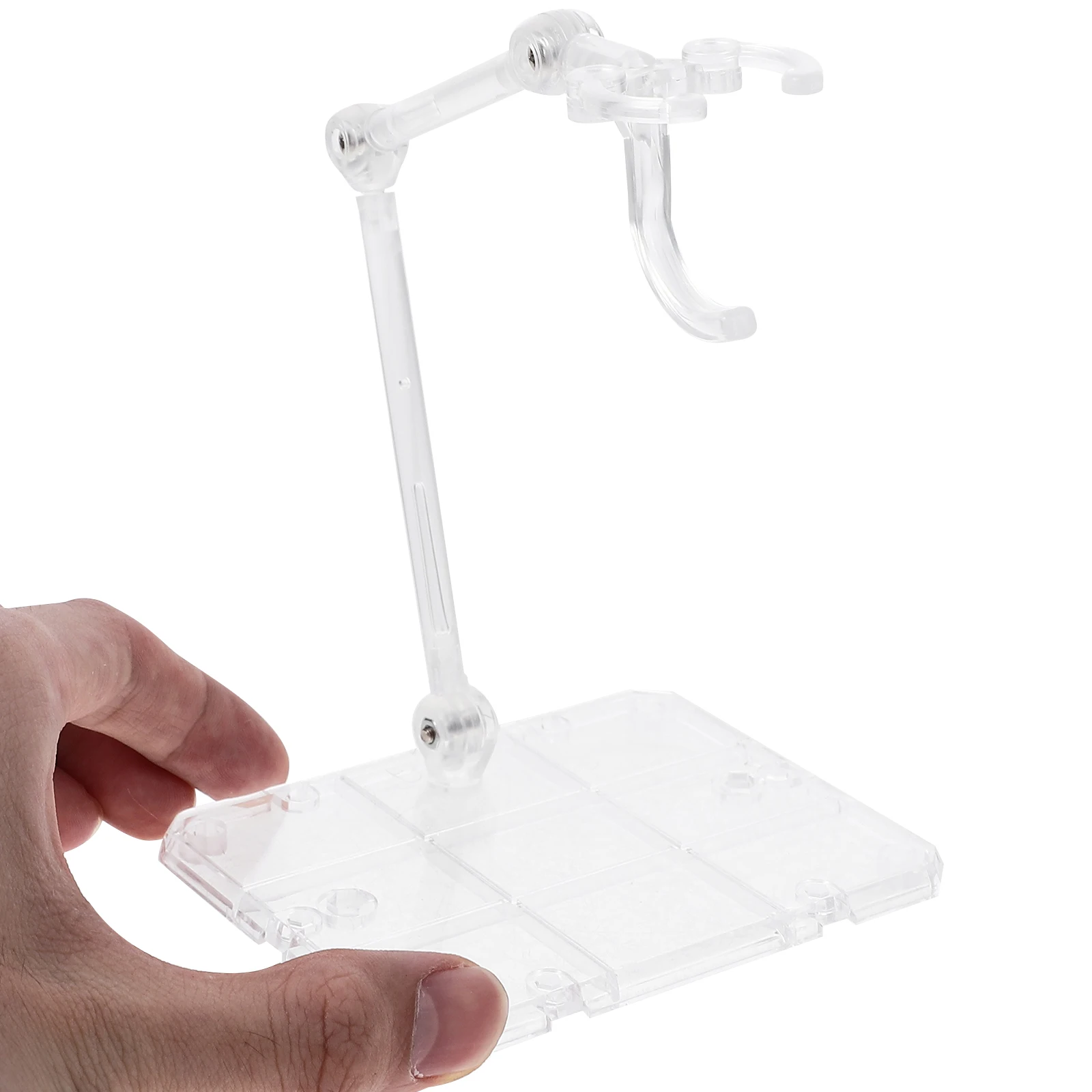 

Adjustable Action Figure Stand Plastic Display Rack Wear-Resistant Lightweight Support Frame For Home Store Use
